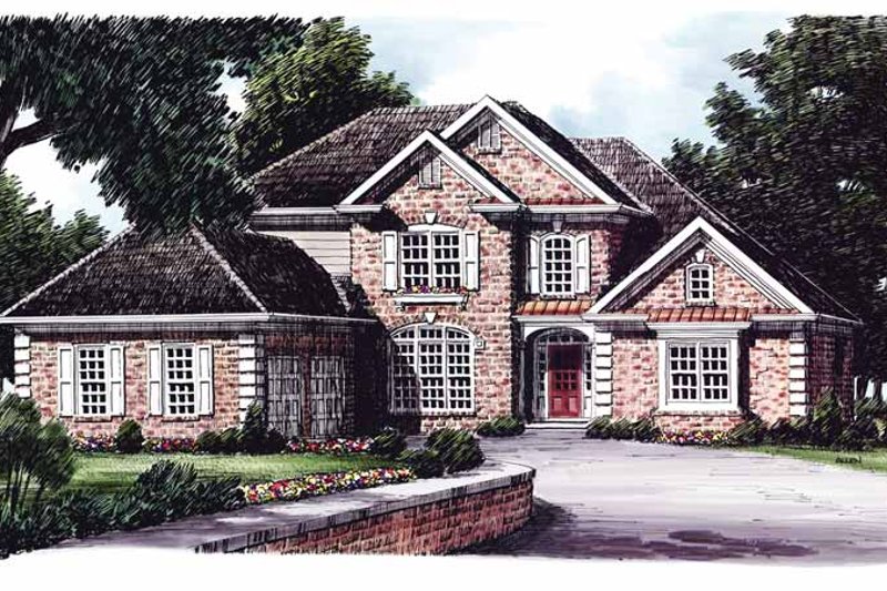 Dream House Plan - Traditional Exterior - Front Elevation Plan #927-792