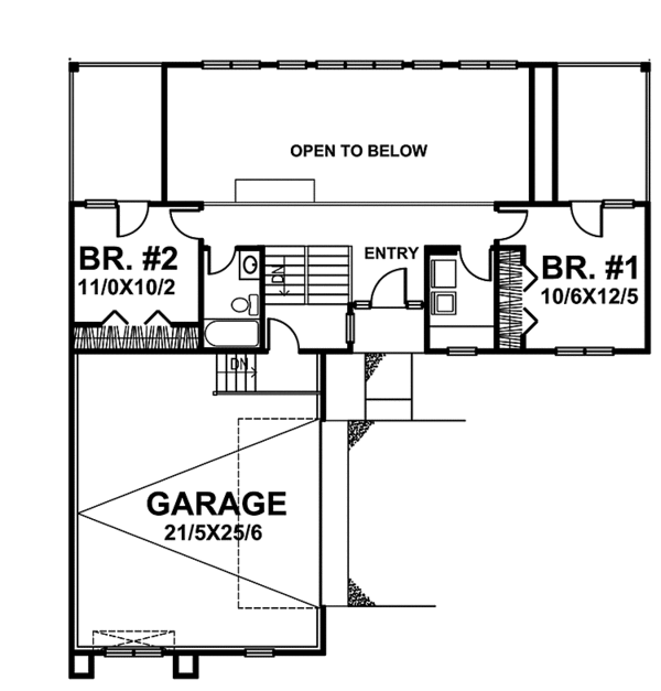 House Plan Design - Prairie Floor Plan - Main Floor Plan #320-1407