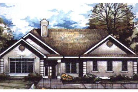 Exterior - Front Elevation House Plan #320-358 - 2 bed, 2 bath