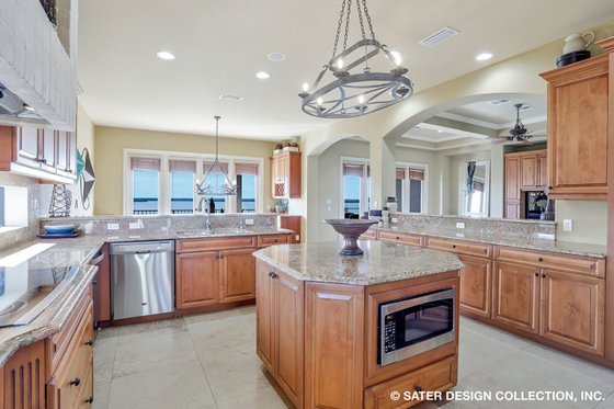 Interior - Kitchen 2 for European House Plan #930-505 - 4 bed, 4.5 bath