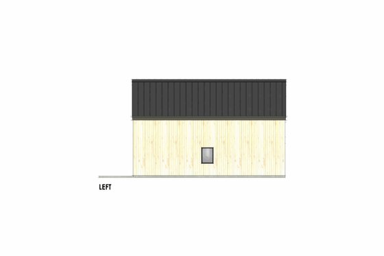Exterior - Other Elevation for Cabin House Plan #1096-198 - 1 bed, 1 bath