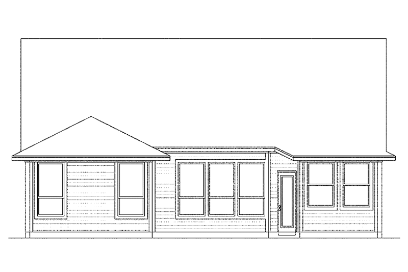 Home Plan - Exterior - Front Elevation 3 for Country House Plan #84-650 - 3 bed, 2 bath
