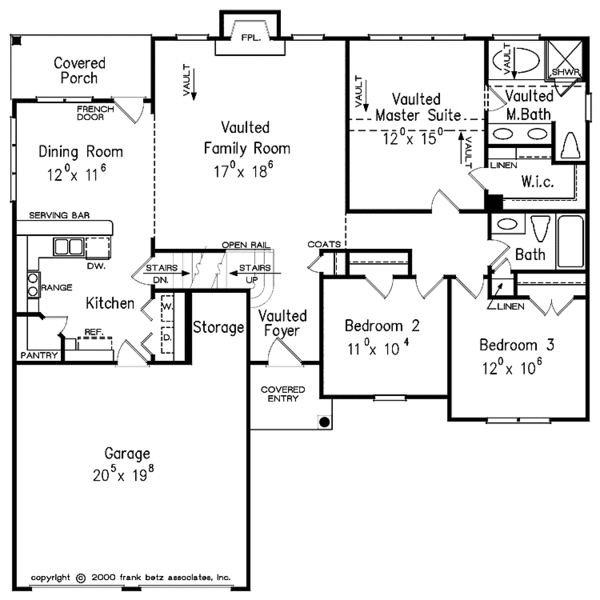 Dream House Plan - Country Floor Plan - Main Floor Plan #927-585