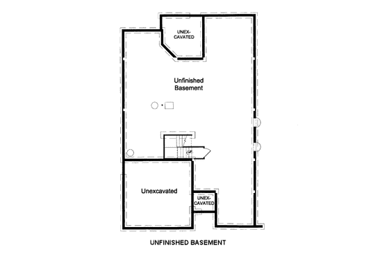Floor Plan - Other Floor for Craftsman House Plan #46-432 - 3 bed, 2 bath