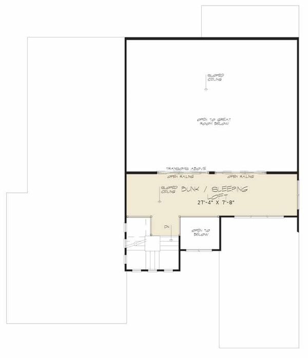 Dream House Plan - Modern Floor Plan - Upper Floor Plan #17-2602