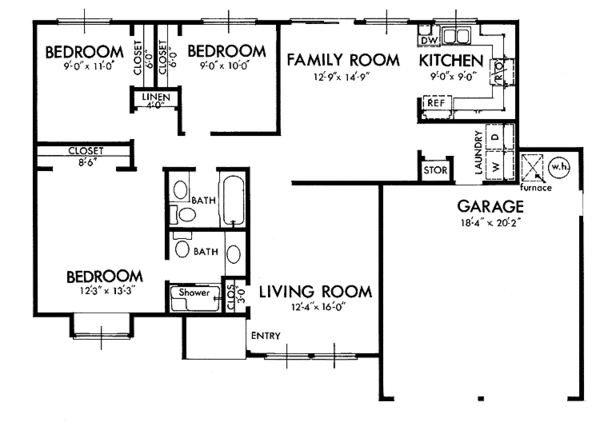 Dream House Plan - Contemporary Floor Plan - Main Floor Plan #320-779