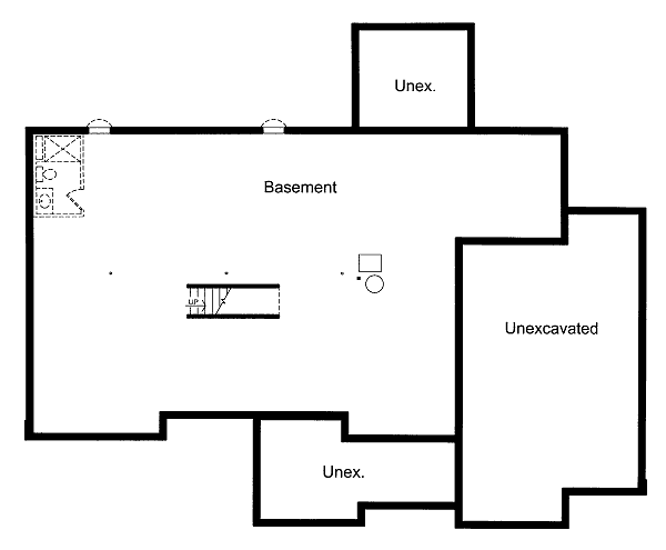 Bungalow Floor Plan - Other Floor Plan #46-420