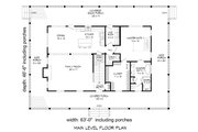 Country Style House Plan - 3 Beds 3 Baths 2662 Sq/Ft Plan #932-168 