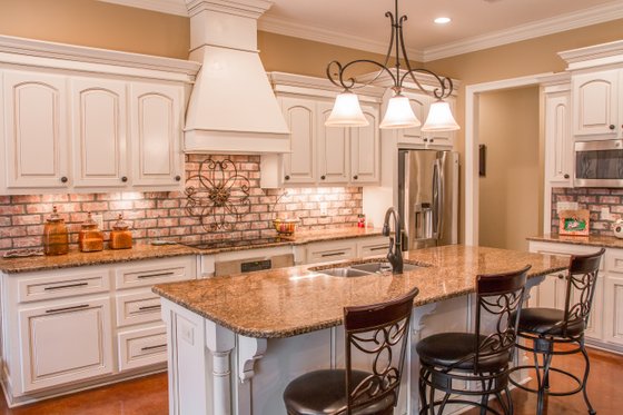 Interior - Kitchen for European House Plan #430-107 - 3 bed, 2 bath