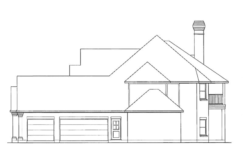 Home Plan - Floor Plan - Other Floor for Country House Plan #40-492 - 3 bed, 3.5 bath
