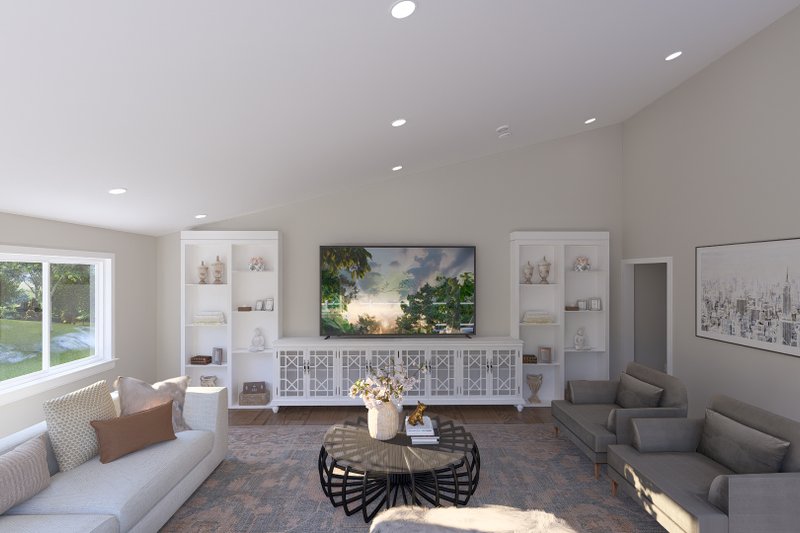 Home Plan - Interior - Family Room 1 for Modern House Plan #1060-502 - 3 bed, 3.5 bath