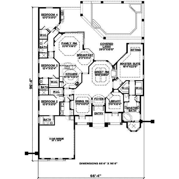 European Floor Plan - Main Floor Plan #27-320