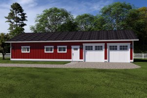 Farmhouse Exterior - Front Elevation Plan #126-283