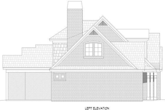 Exterior - Other Elevation 1 for Traditional House Plan #932-341 - 3 bed, 2.5 bath