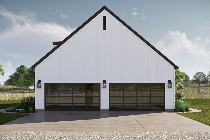 Home Plan - Exterior - Other Elevation 2 for Barndominium House Plan #455-459 - 2 bed, 2 bath