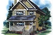 Cottage Style House Plan - 3 Beds 3 Baths 1244 Sq/Ft Plan #18-292 