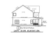 Modern Style House Plan - 4 Beds 3.5 Baths 2449 Sq/Ft Plan #20-2581 Exterior 