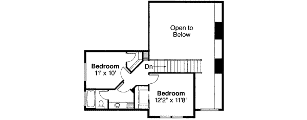 House Plan Design - Traditional Floor Plan - Upper Floor Plan #124-347