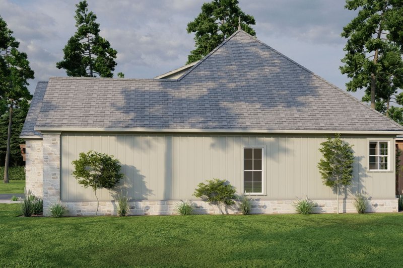 Architectural House Design - Exterior - Other Elevation 3 for European House Plan #17-2483 - 3 bed, 2 bath