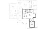 European Style House Plan - 3 Beds 4 Baths 2894 Sq/Ft Plan #20-1868 