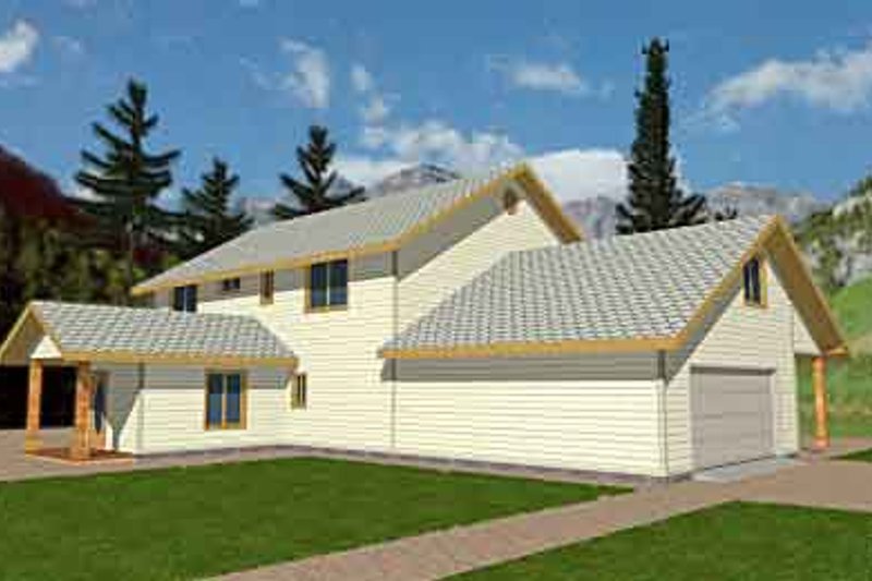 Dream House Plan - Traditional Exterior - Front Elevation Plan #117-162