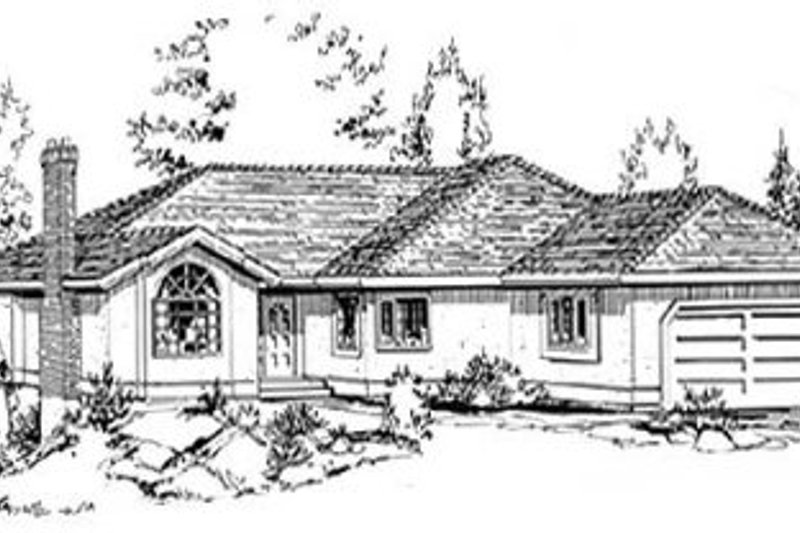 Home Plan - Traditional Exterior - Front Elevation Plan #18-9018