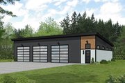 Contemporary Style House Plan - 0 Beds 0 Baths 0 Sq/Ft Plan #932-943 