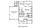 Craftsman Style House Plan - 4 Beds 3 Baths 3134 Sq/Ft Plan #413-846 