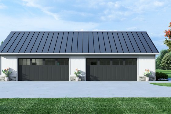 Exterior - Other Elevation 2 for Barndominium House Plan #1064-301 - 3 bed, 2.5 bath