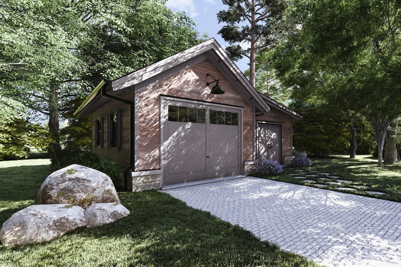 Home Plan - Exterior - Front Elevation 5 for Craftsman House Plan #1094-21, 0.5 bath