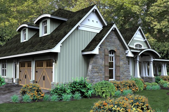 Exterior - Other Elevation for Craftsman House Plan #120-181 - 3 bed, 3 bath