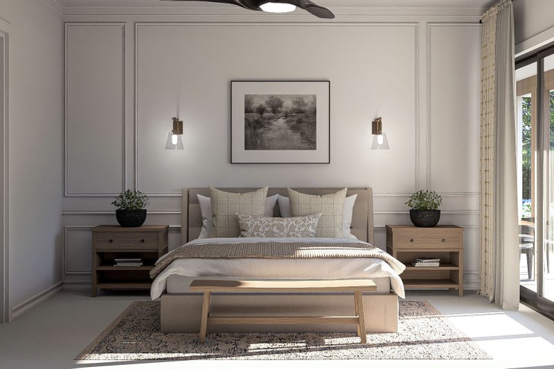 House Design - Interior - Master Bedroom 1 for Modern House Plan #455-371 - 3 bed, 2.5 bath
