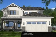 Farmhouse Style House Plan - 3 Beds 3.5 Baths 2132 Sq/Ft Plan #51-1380 