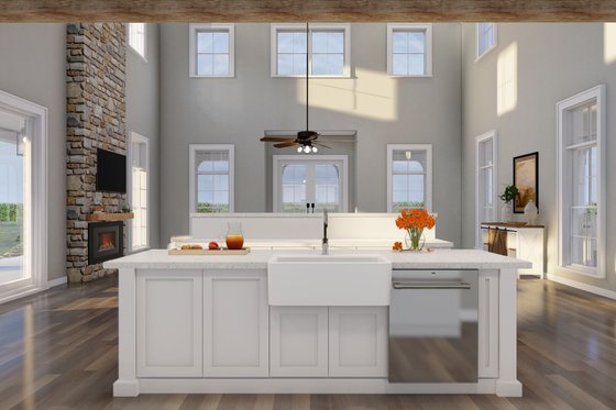 Interior - Kitchen 2 for Farmhouse House Plan #923-375 - 4 bed, 4.5 bath