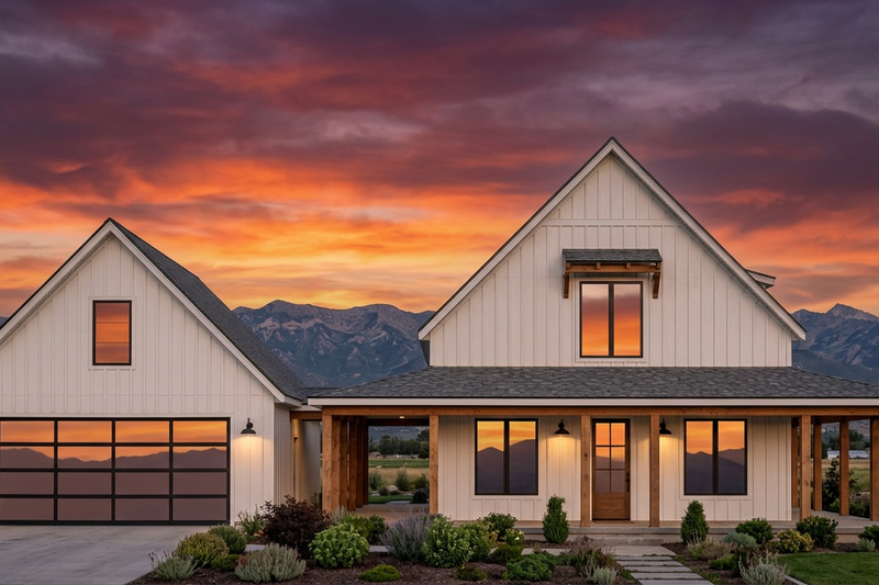 Dream House Plan - Exterior - Front Elevation 2 for Farmhouse House Plan #1096-199 - 3 bed, 2 bath