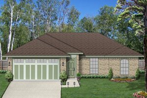 Home Plan - Traditional Exterior - Front Elevation Plan #84-537