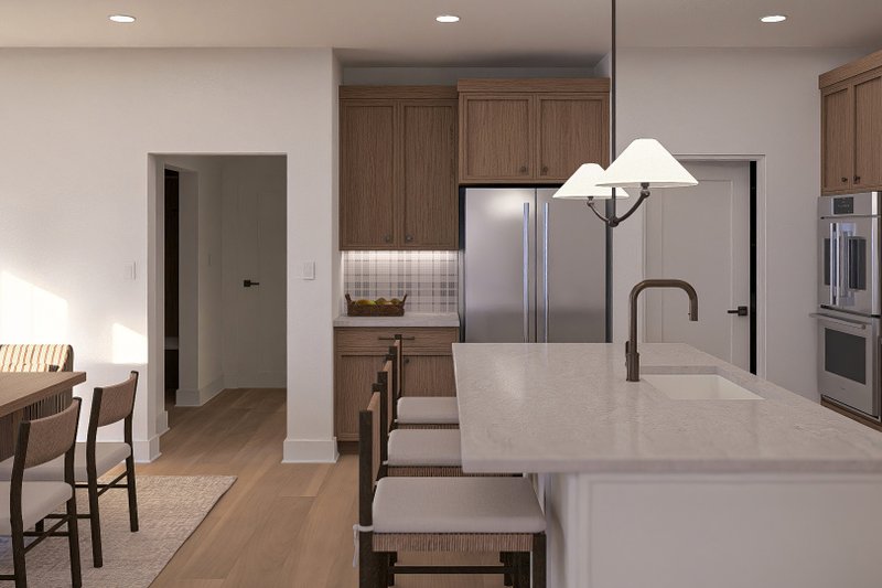 House Blueprint - Interior - Kitchen for Farmhouse House Plan #455-805 - 3 bed, 2.5 bath