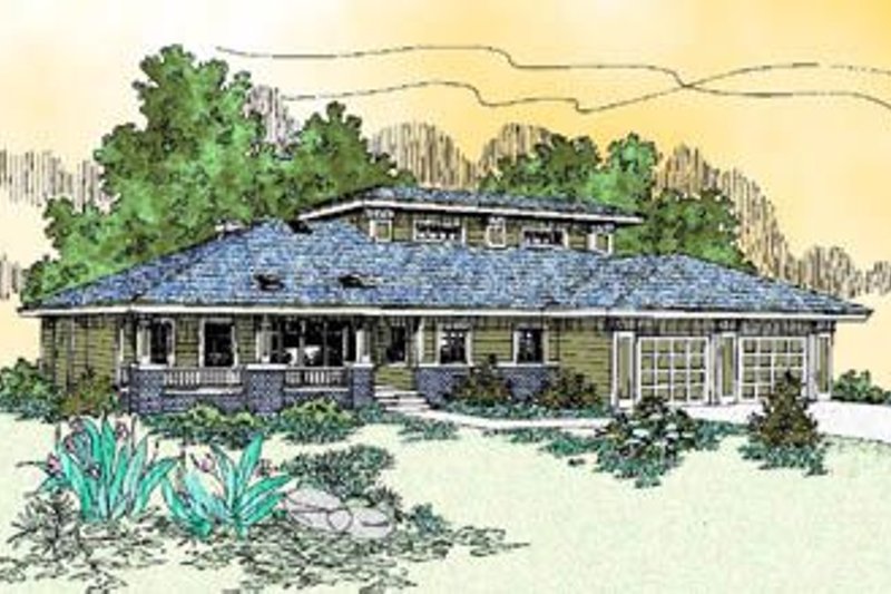 Dream House Plan - Traditional Exterior - Front Elevation Plan #60-229