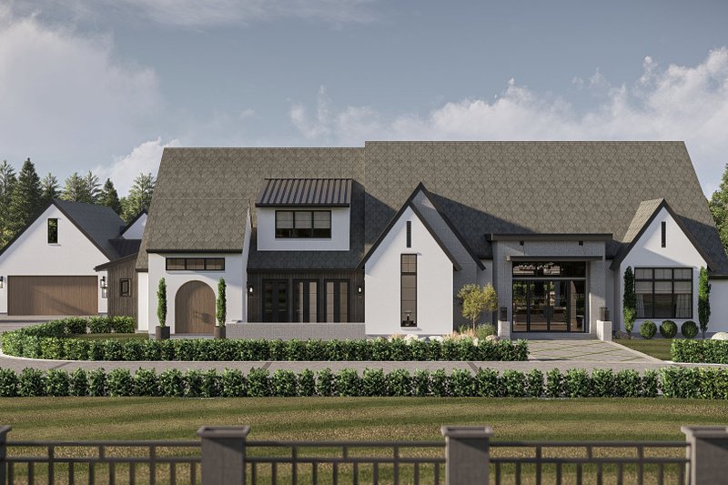 Dream House Plan - Exterior - Front Elevation 2 for Cottage House Plan #455-714 - 5 bed, 5 bath