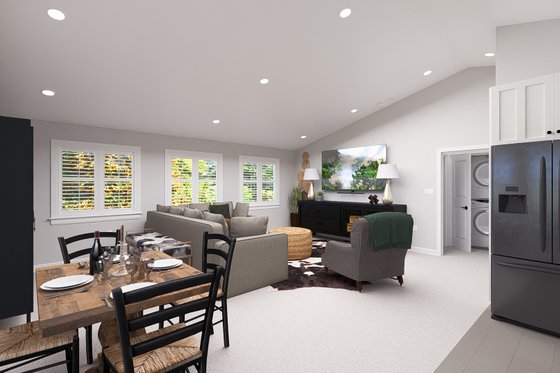 Interior - Kitchen 2 for Barndominium House Plan #1060-186 - 2 bed, 1 bath