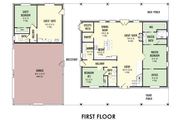 Barndominium Style House Plan - 7 Beds 5 Baths 4590 Sq/Ft Plan #1092-49 