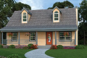 Home Plan - Country Exterior - Front Elevation Plan #314-207