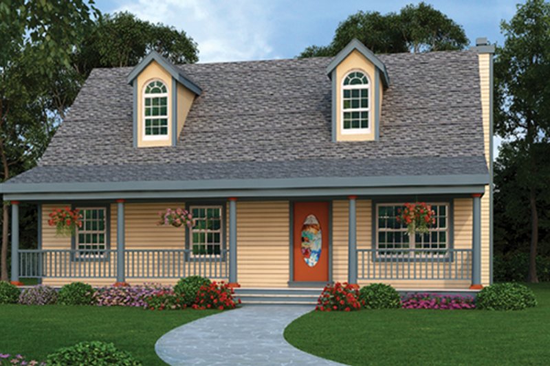 Dream House Plan - Country Exterior - Front Elevation Plan #314-207