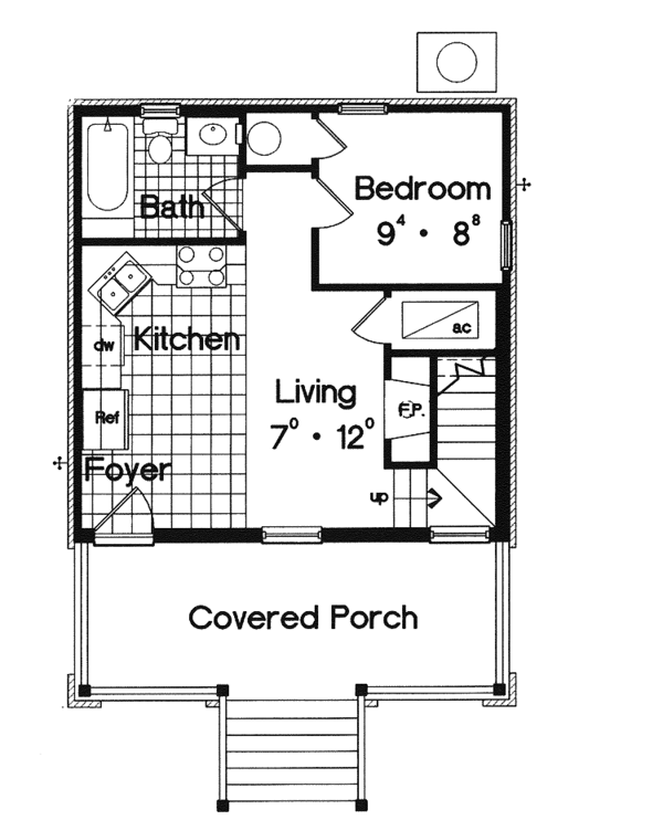 Home Plan - Mediterranean Floor Plan - Main Floor Plan #417-577