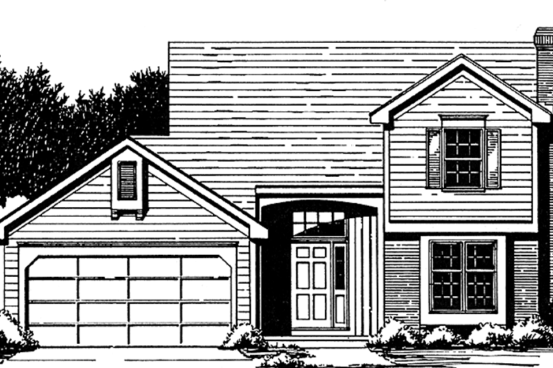 Home Plan - Country Exterior - Front Elevation Plan #1001-131