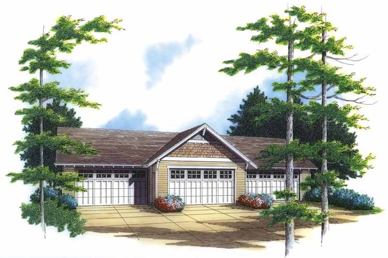 Dream House Plan - Country Exterior - Front Elevation Plan #48-828