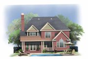 Colonial Style House Plan - 4 Beds 3.5 Baths 2969 Sq/Ft Plan #929-852 