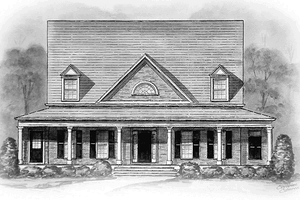 House Design - Classical Exterior - Front Elevation Plan #54-194