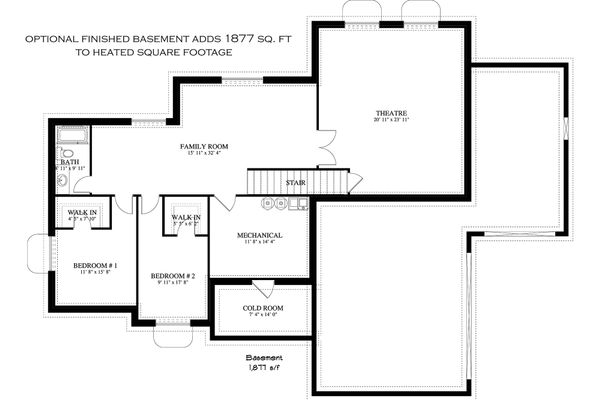 House Design - Optional Finished Basement
