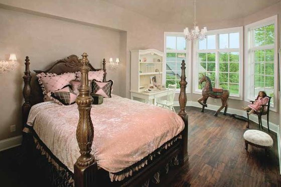 Interior - Bedroom 2 for Tudor House Plan #928-61 - 3 bed, 3 bath